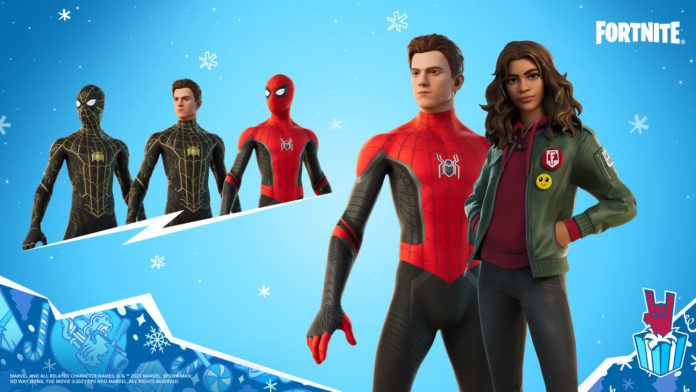 Fortnite dévoile les nouveaux skins Spider-Man et MJ

