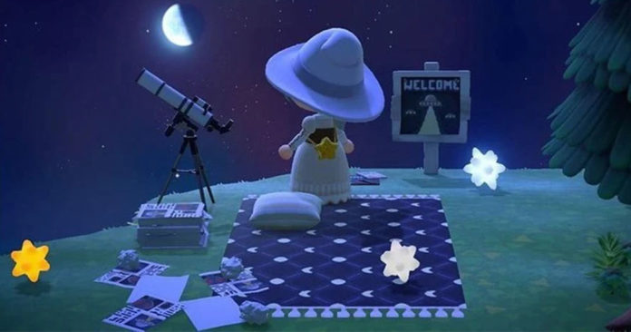 Les différents fragments d'étoiles obtenables dans Animal Crossing New Horizons