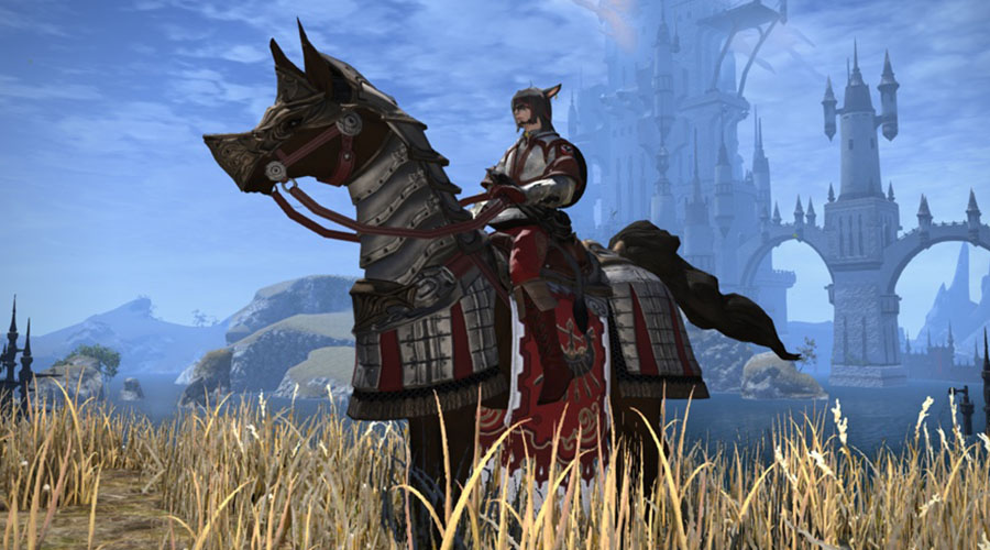 Le cheval des Tempêtes dans Final Fantasy XIV