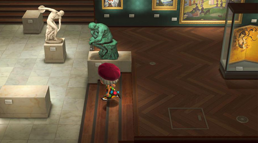 La galerie d'art incomplète dans Animal Crossing New Horizons
