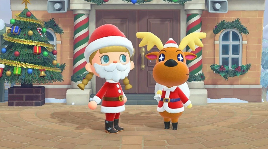 Rodolphe le renne de Noel dans Animal Crossing New Horizons