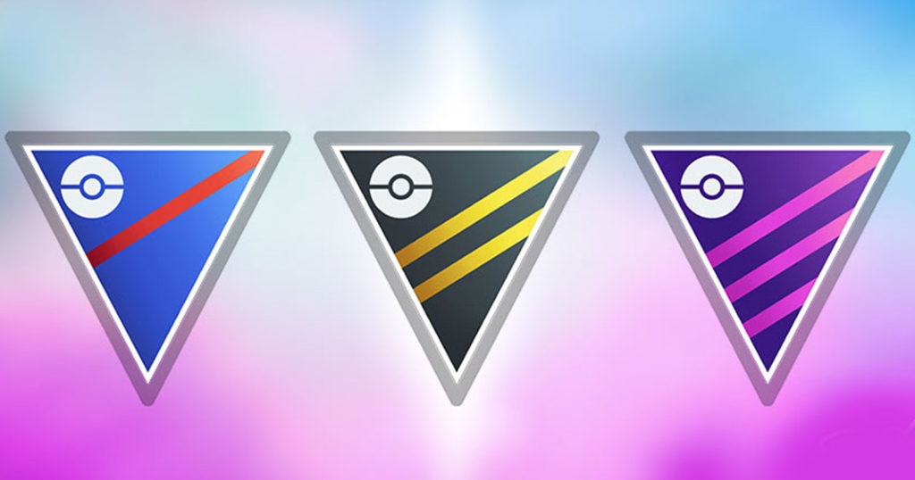 Les symboles des différentes ligues de combat dans Pokémon GO