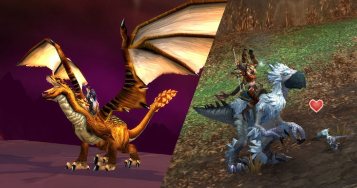 Deux montures les plus facilement récupérables dans World of Warcraft