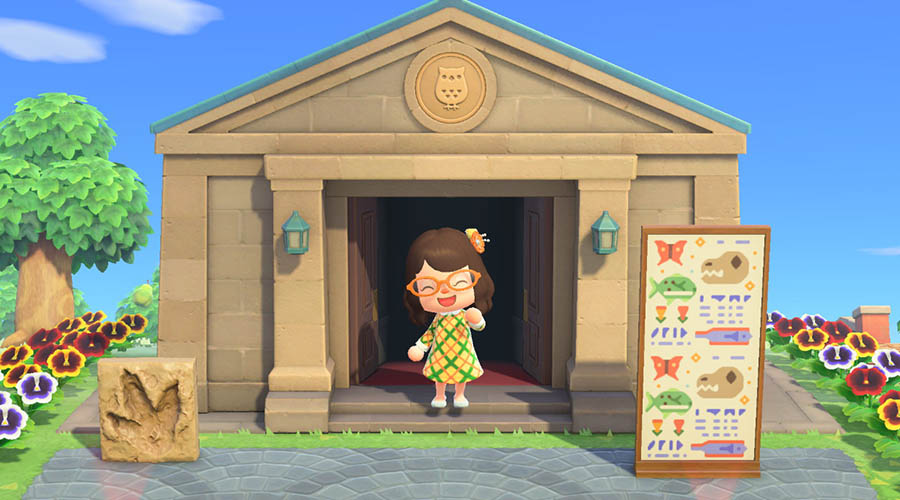 L'entrée du musée dans Animal Crossing New Horizons