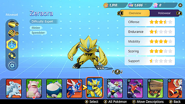 Ajouterez-vous Zeraora à votre équipe dans Pokémon UNITE ? 