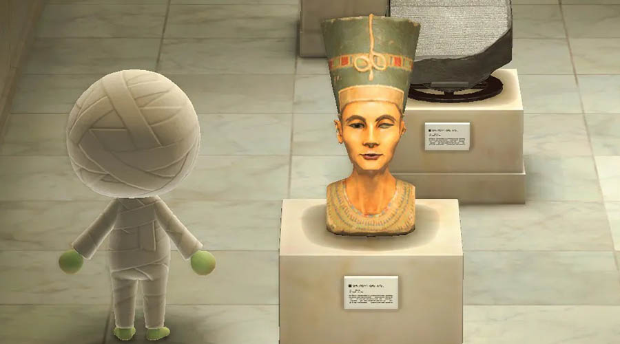 La sculpture mystérieuse une fois dans votre musée dans Animal Crossing New Horizons