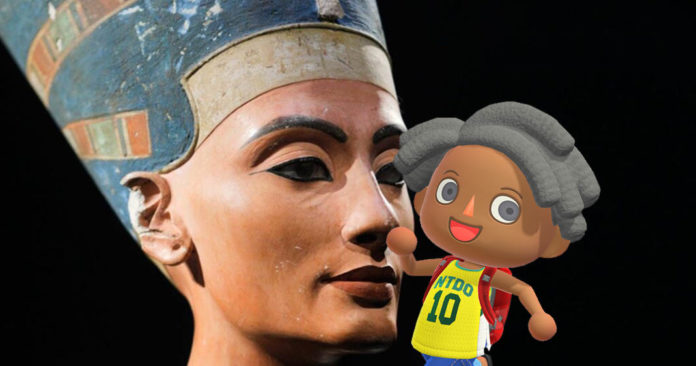 Recherchez le buste de Nefertiti dans Animal Crossing New Horizons