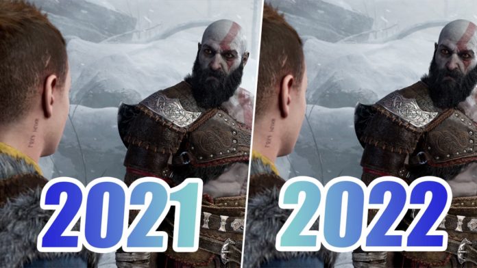 Voici comment les graphismes de God of War : Ragnarök ont changé entre 2021 et 2022.