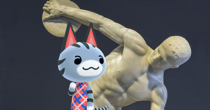 Cherchez le sportif en plein effort, alias la statue athlétique dans Animal Crossing New Horizons