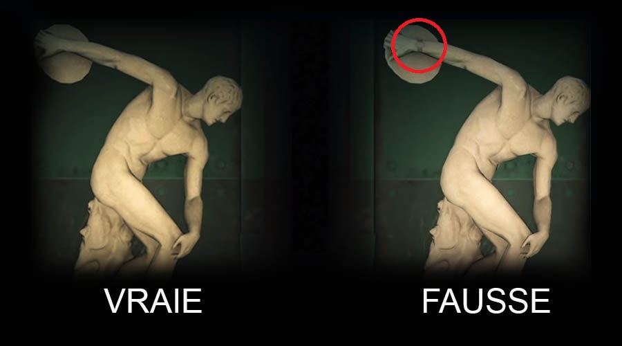 La différence entre la vraie et la fausse statue athlétique dans Animal Crossing New Horizons