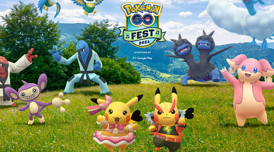 L'image promotionnelle sur Pokémon Go Fest 2021