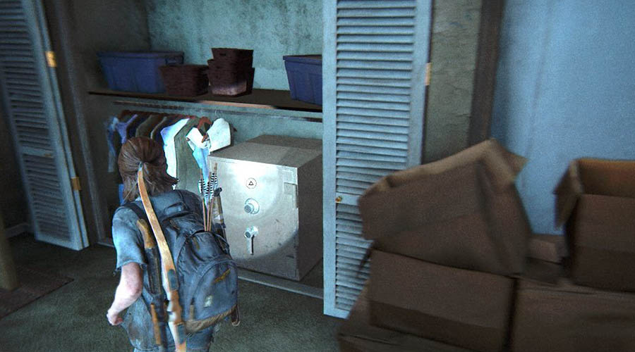 Le coffre caché dans un appartement dans The Last of Us Part II