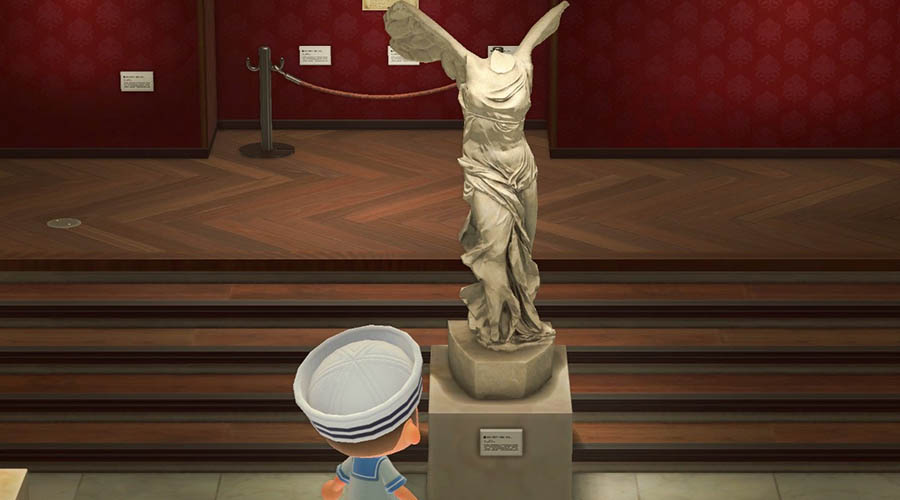 La statue héroïque ajoutée à la galerie d'art du musée