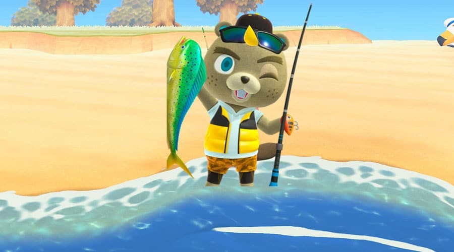 Pollux, l'amateur de pêche dans Animal Crossing New Horizons