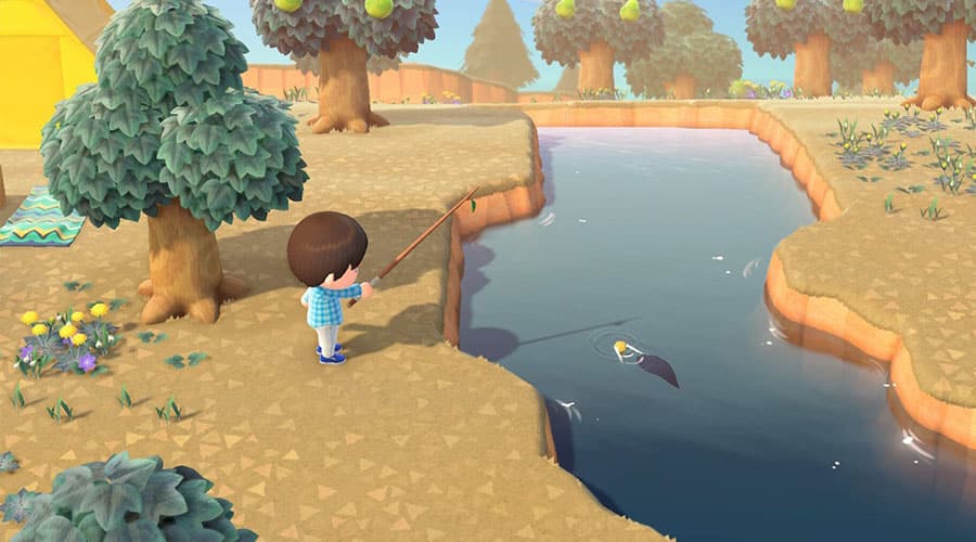 Pêcher en rivière dans Animal Crossing New Horizons