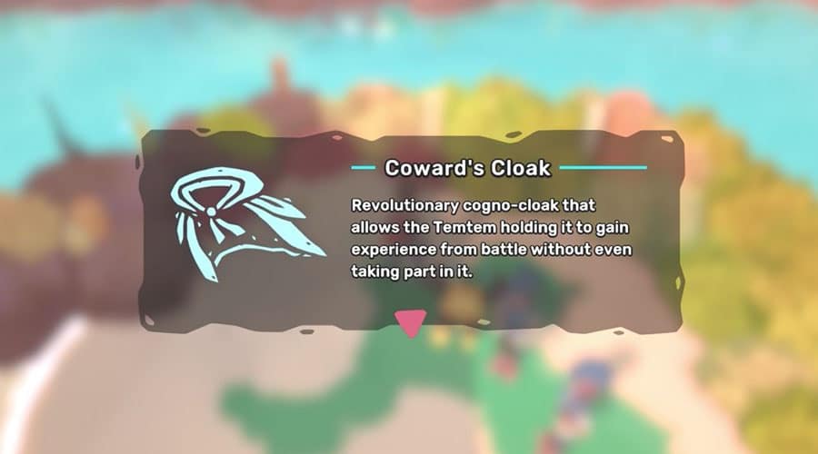 One of the items that increase experience gain in Temtem