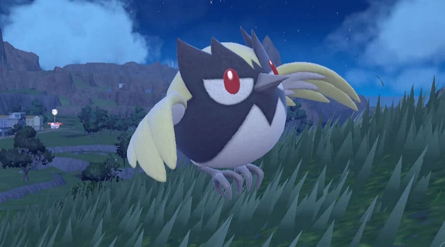 Un Pokémon oiseau Shiny