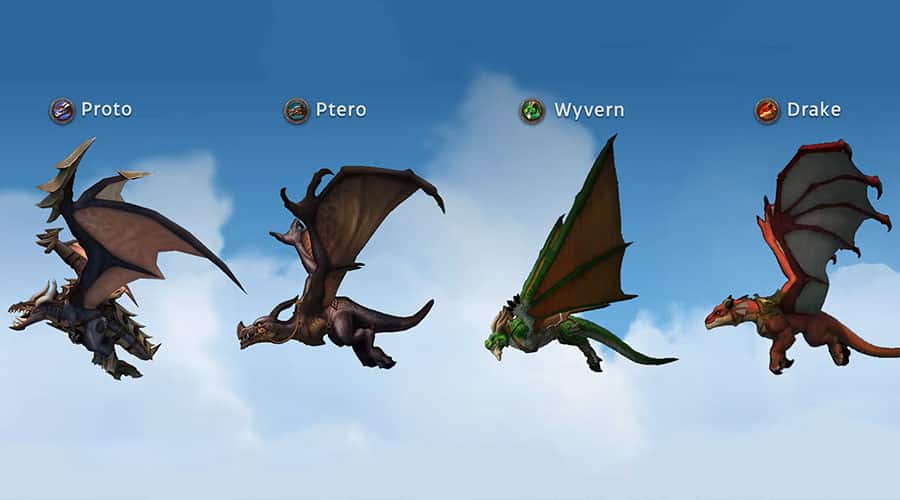 Les 4 types de dragons à débloquer dans World of Warcraft Dragonflight