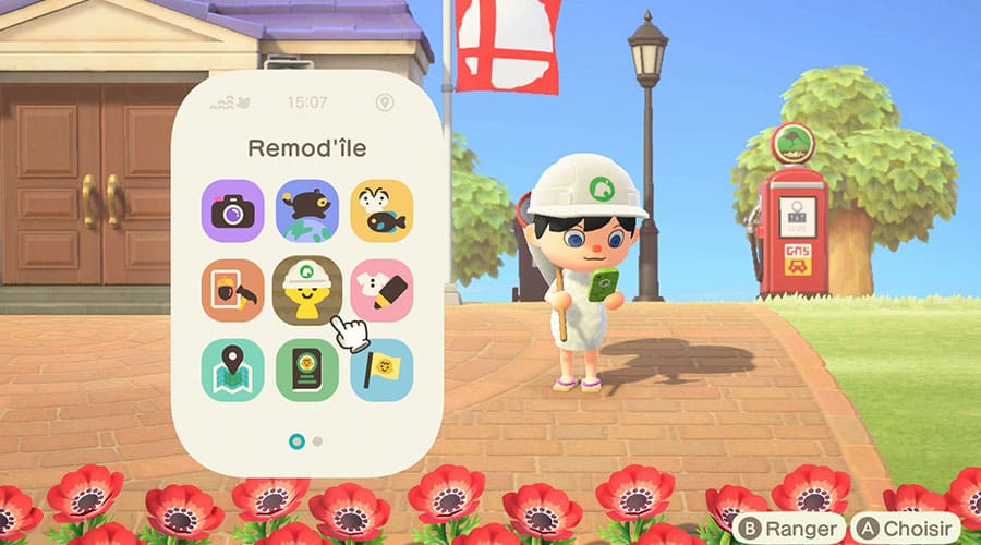 L'application Remod'ile dans Animal Crossing