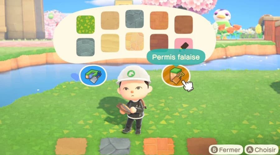 Toutes les options disponibles via le Remod'ile dans Animal Crossing