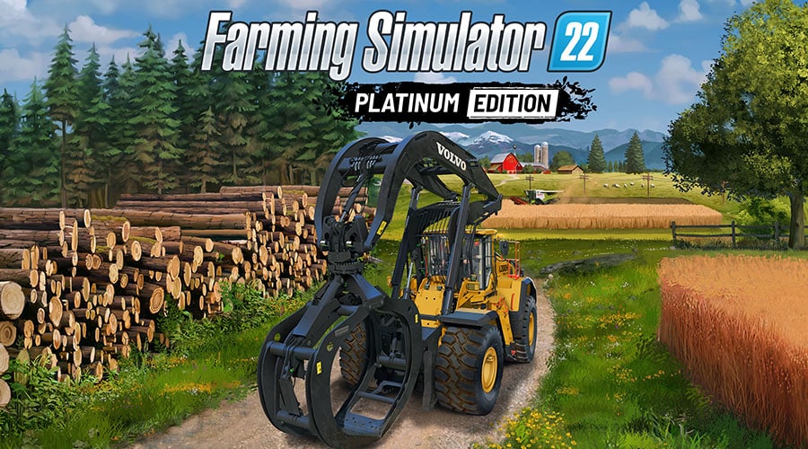 L'un des véhicules proposés dans la Platinum edition de Farming Simulator