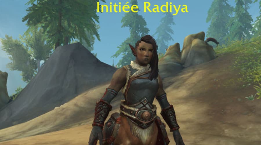 L'initiée Radiya dans Dragonflight