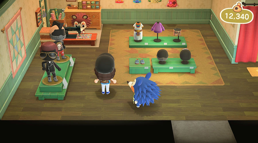 La boutique des sœurs Doigt de fée dans Animal Crossing New Horizons