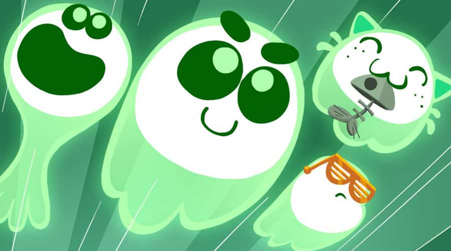 Les fantômes de l'équipe verte de Great Ghoul Duel 2