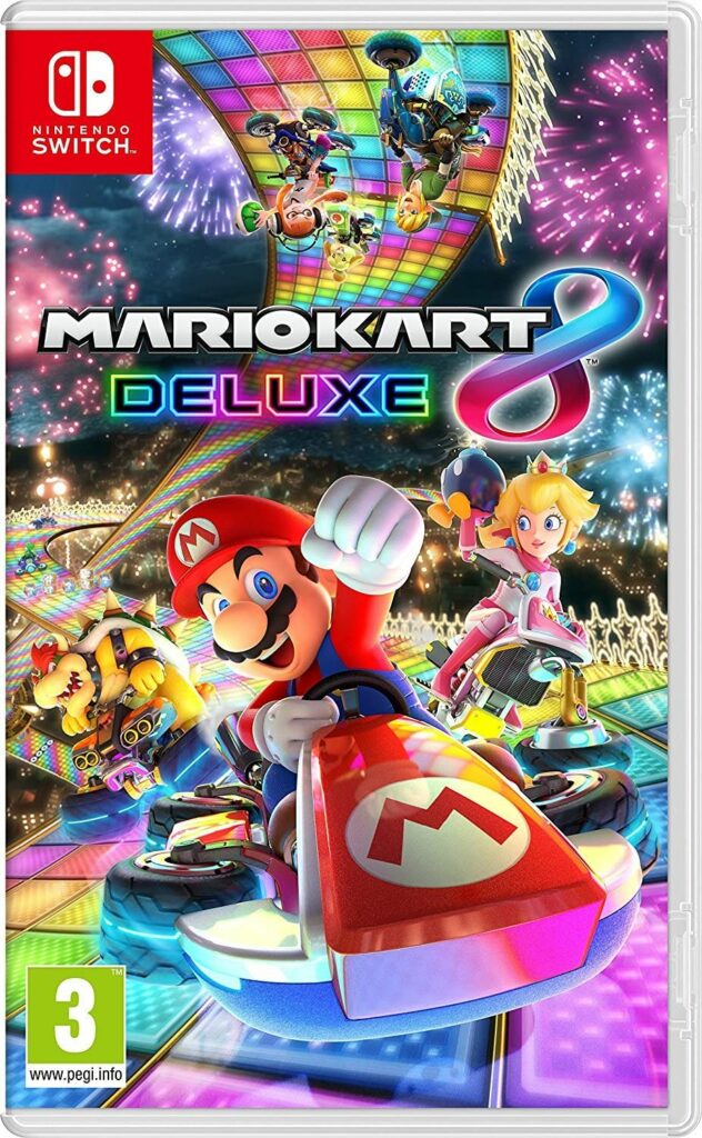 La boite de jeu de Mario Kart 8 Deluxe