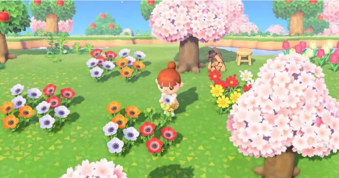 Les fleurs de printemps dans Animal Crossing New Horizons