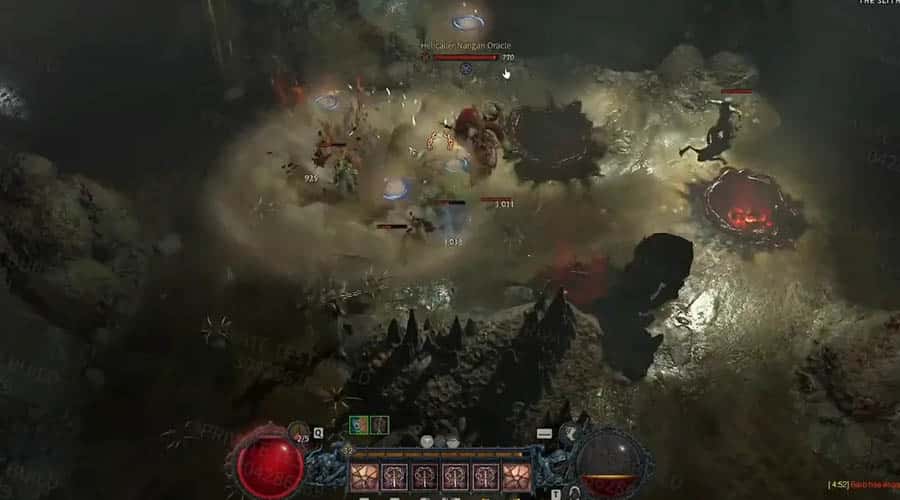 L'interface de jeu dans Diablo IV
