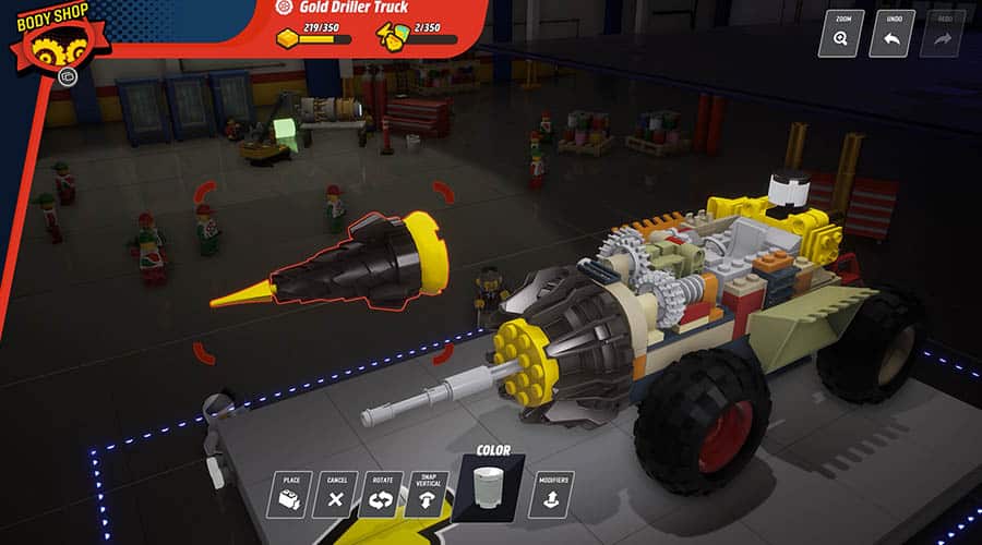 Le mode Garage de LEGO 2K Drive