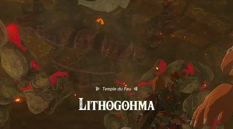 Le début du combat contre le Lithogohma
