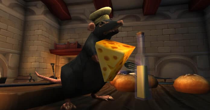 Roland, le petit rat à récupérer depuis la 10.1 de World of Warcraft