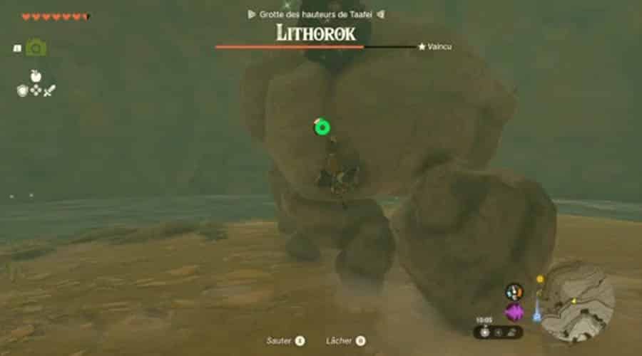 Lithorok dans Zelda Tears of the Kingdom