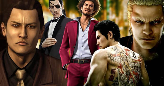 Les différents personnages majeurs de la saga Yakuza