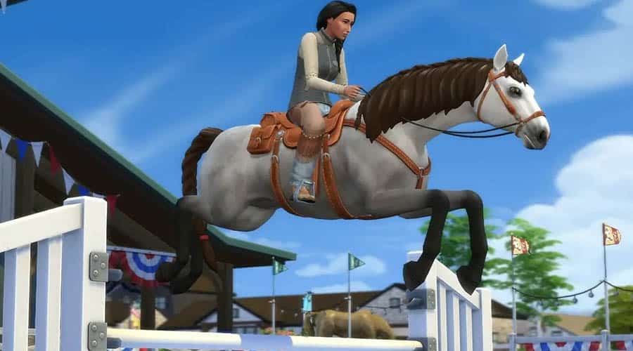 Les concours hippiques et les épreuves de rodéo s'invitent dans Les Sims 4