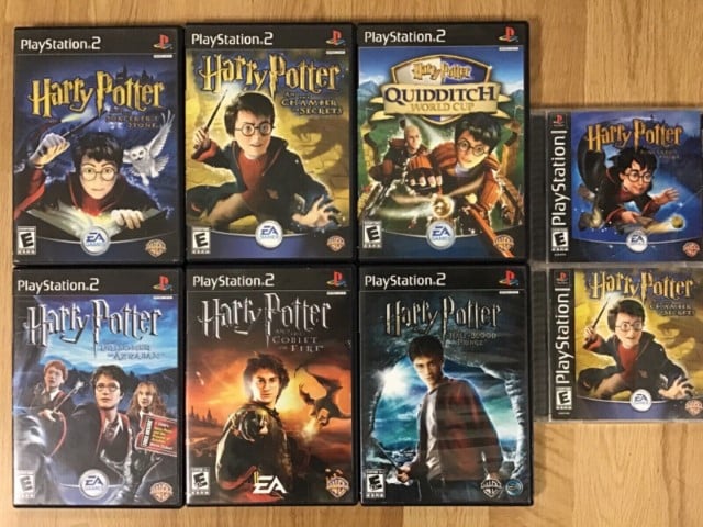 Différents jeux vidéo dérivés des films Harry Potter