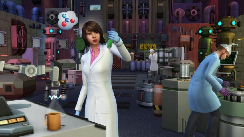 Devenir scientifique dans le monde des Sims