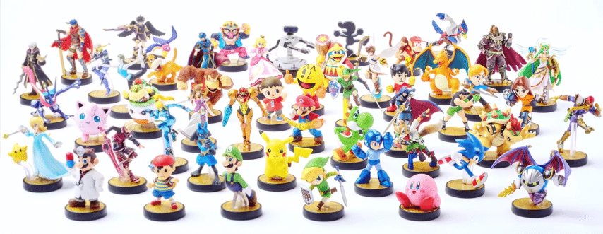 De nombreux Amiibos de Nintendo