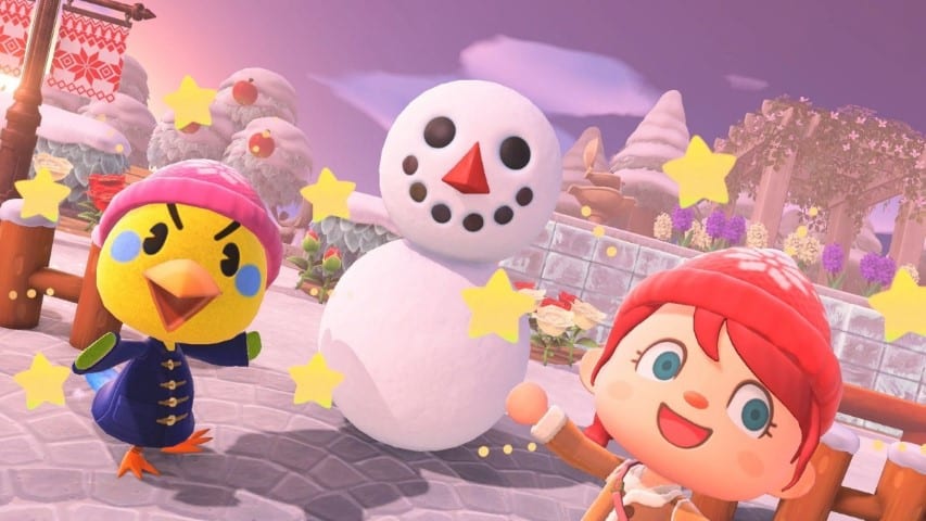Yétiti, le bonhomme de neige star de l'hiver dans Animal Crossing New Horizons