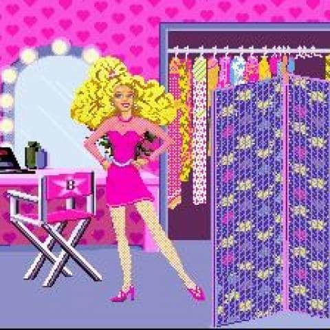 Un écran du jeu Barbie Super Model