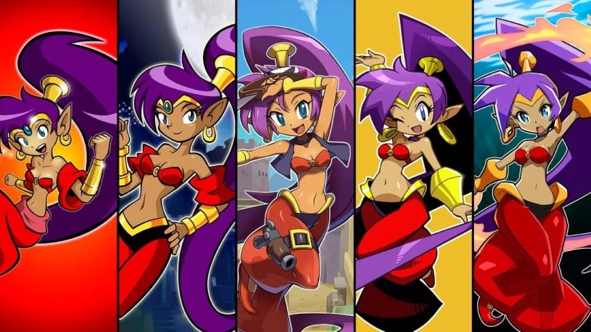 Les différentes versions de Shantae au fil du temps