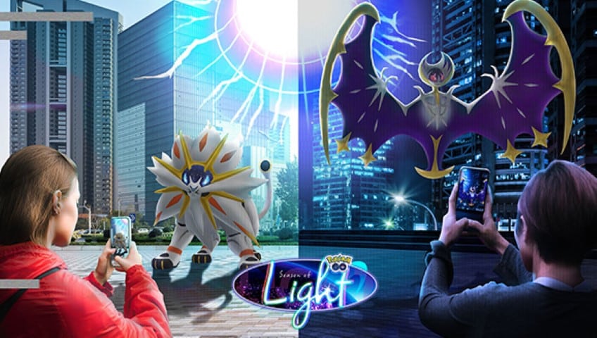 L campagne promotionnelle de la Saison des lumières dans Pokémon GO