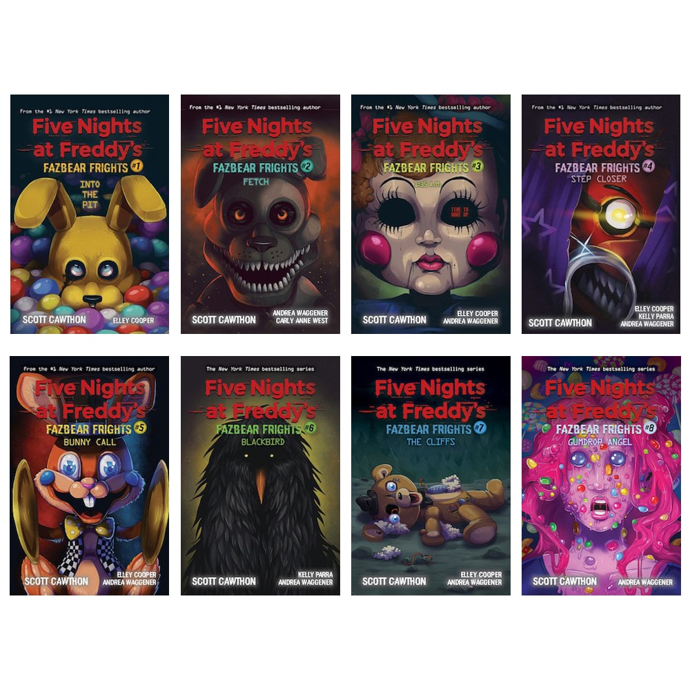 Plusieurs des romans Five Nights at Freddy's