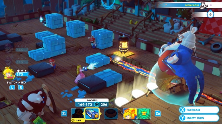 Screenschot du jeu Mario + The Lapins Crétins : Kingdom Battle