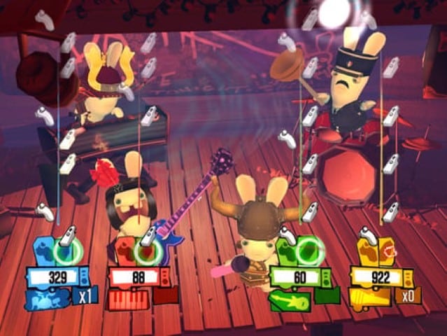 Un mini-jeu décalé inspiré de Guitar Hero