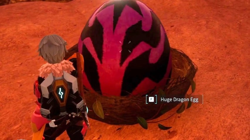 Un œuf énorme de type Dragon