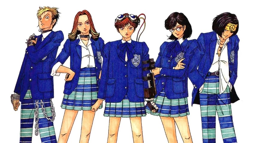 Les lycéens héros du jeu Shin Megami Tensei If...
