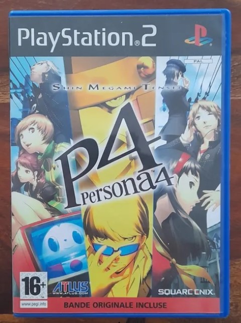 La jaquette européenne du jeu Persona 4 